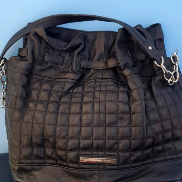 BCBGMAXAZRIA Black Quilted Leather Bag - Picture 2 of 16